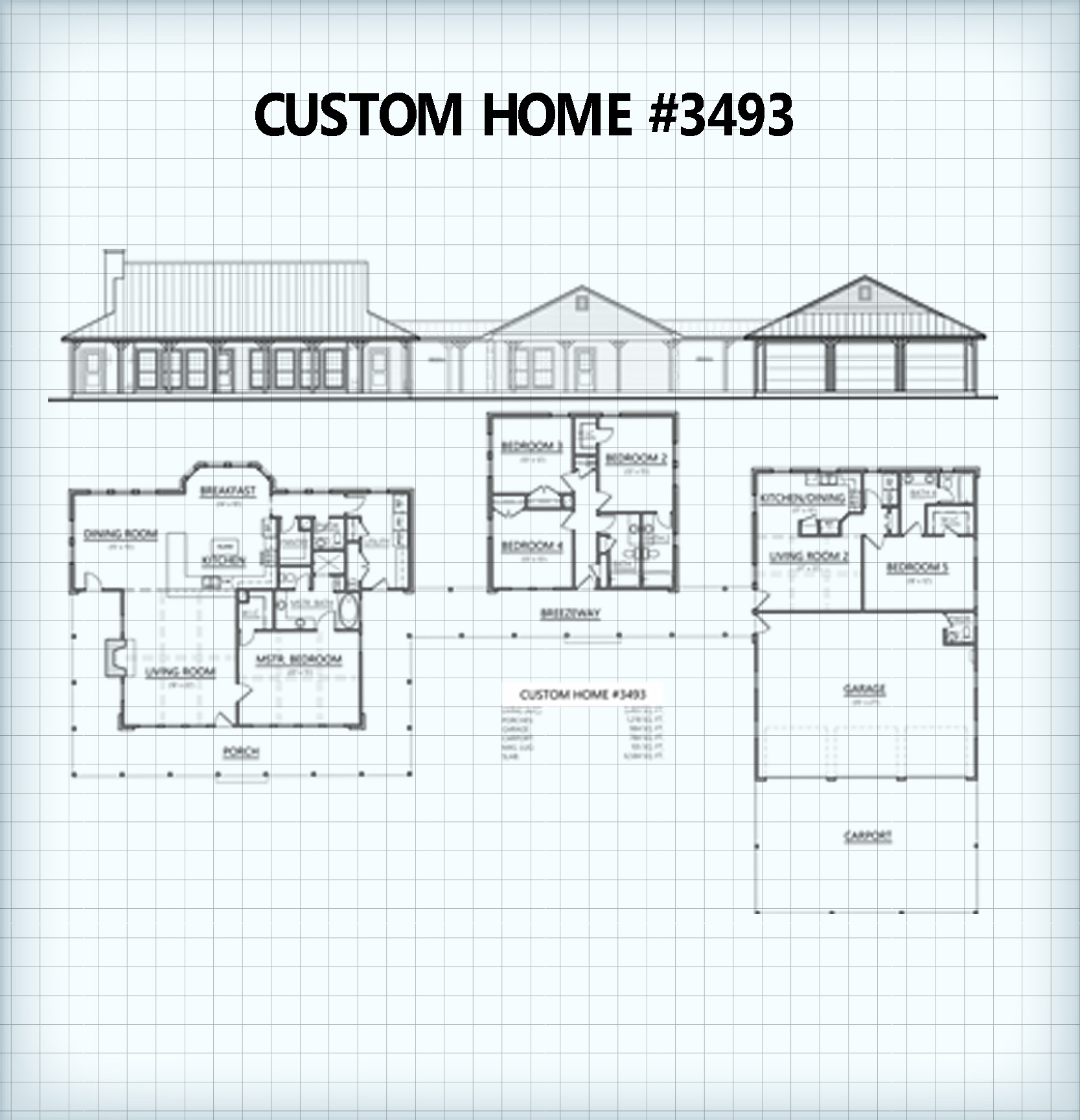 Custom Home 3493