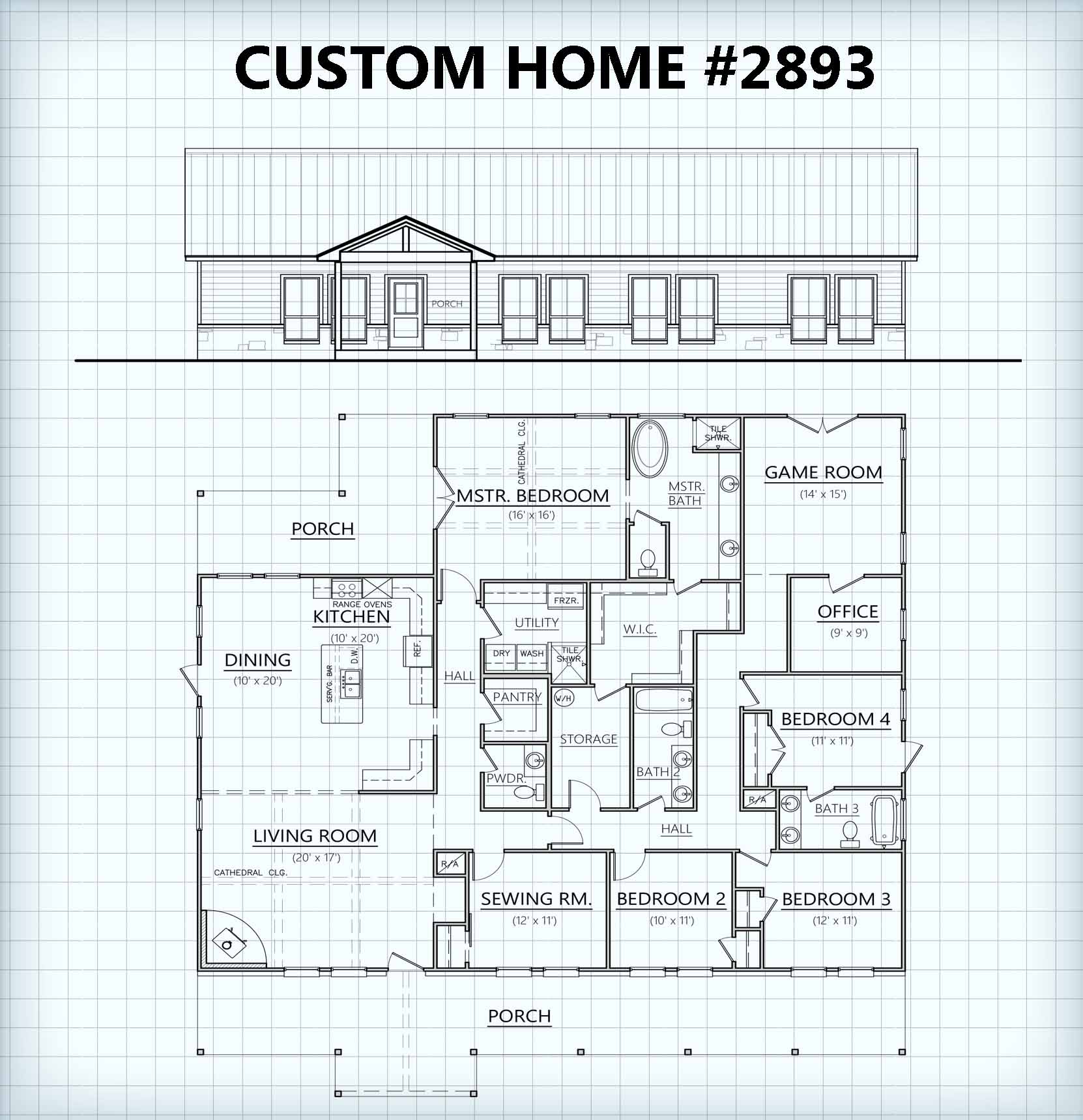 Custom Home 2893