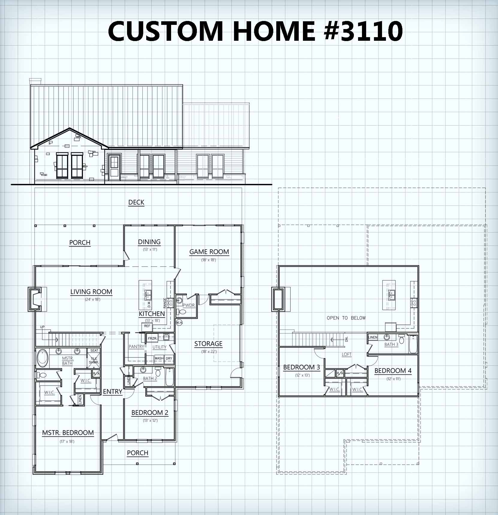 Custom Home 3110