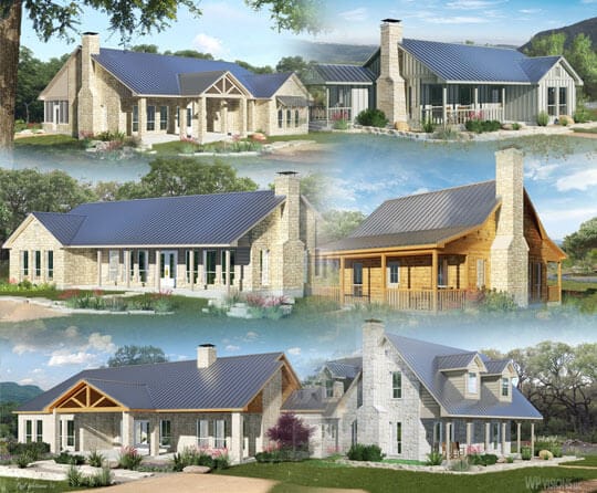 Hill Country Classics Home Plans, Texas Hill Country House Plans With Photos