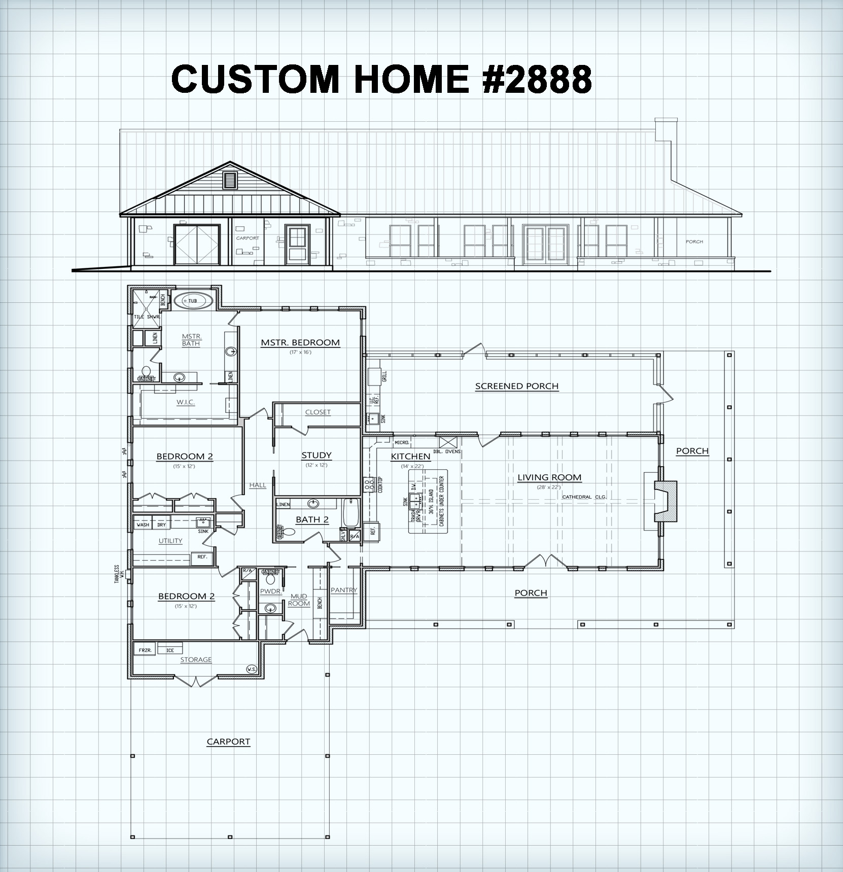 Custom Home 2888