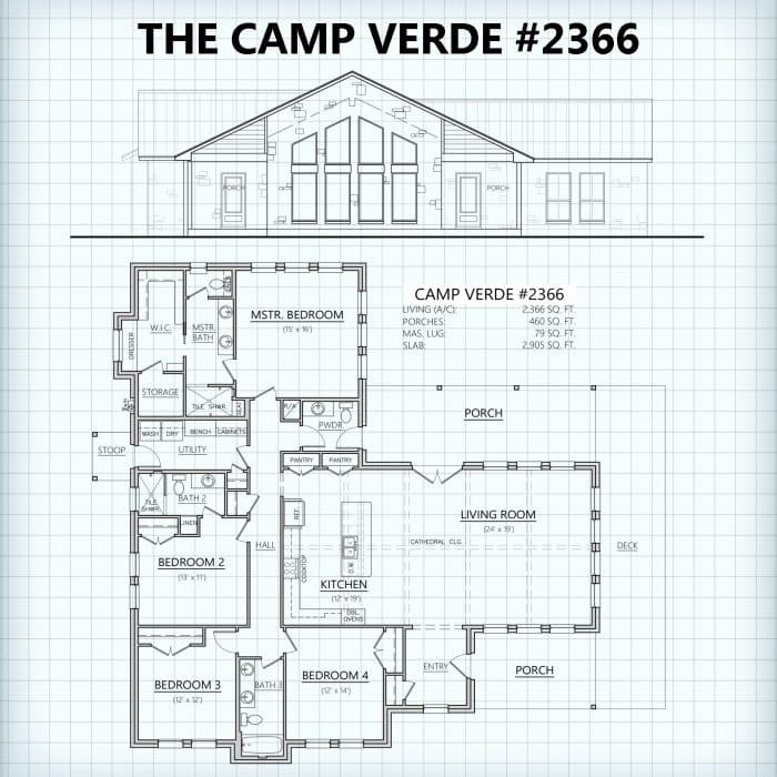 The Camp Verde #2366 floor plan