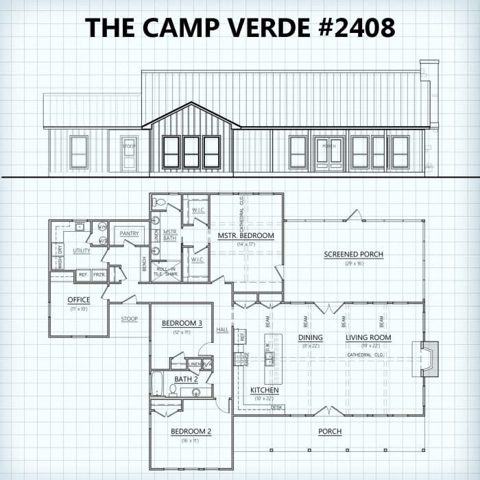 The Camp Verde #2408 floor plan
