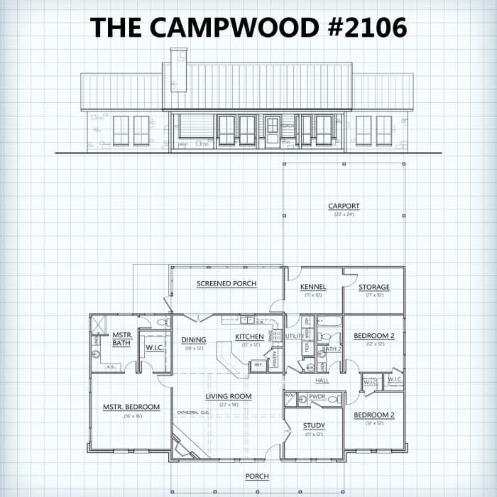campwood #2106 floor plan