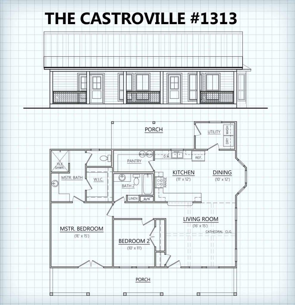 Castroville #1313 floor plan
