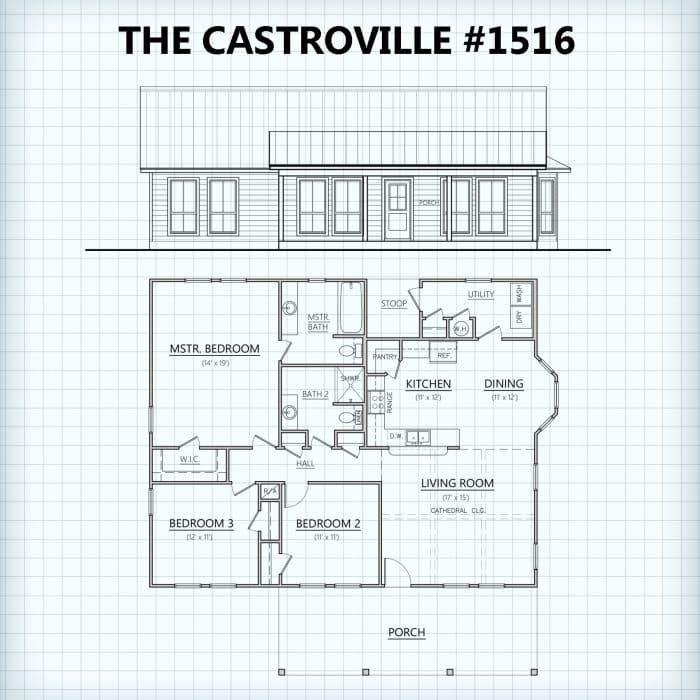 Castroville #1516 floor plan