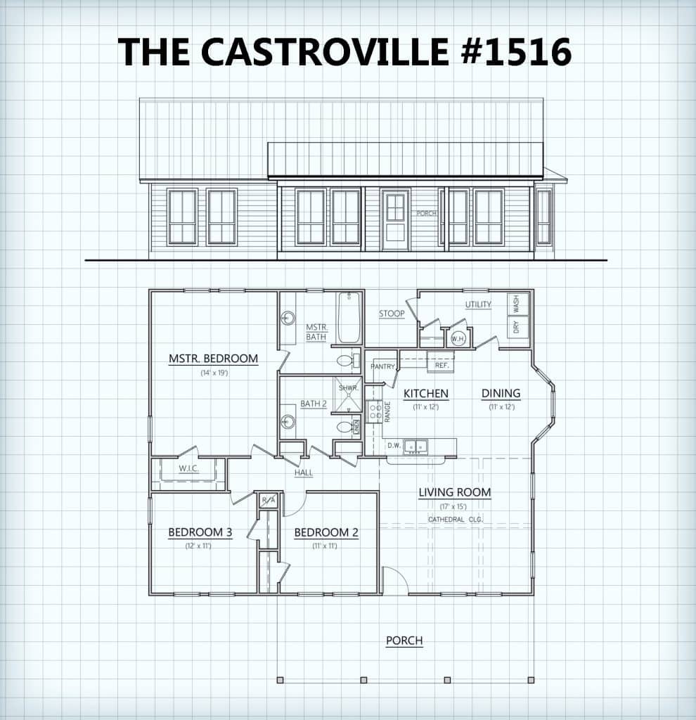 Castroville #1516 floor plan