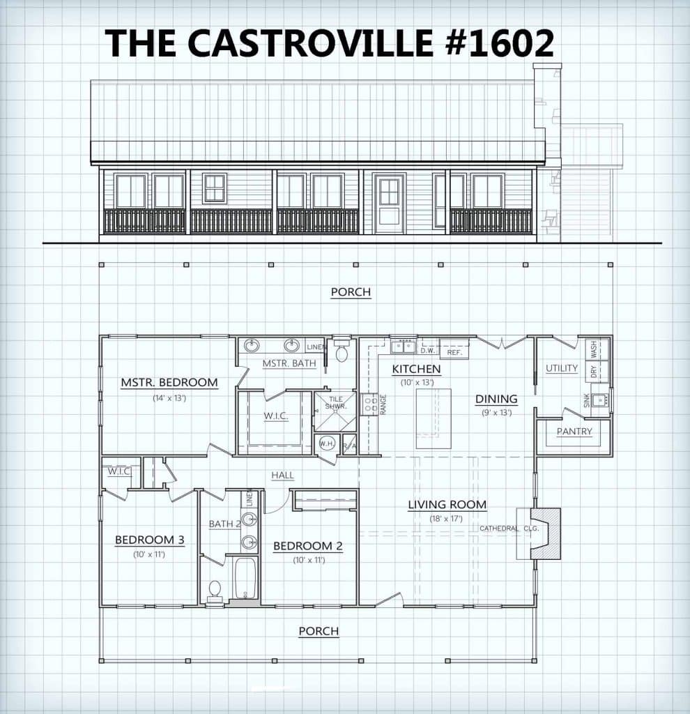 Castroville #1602 floor plan