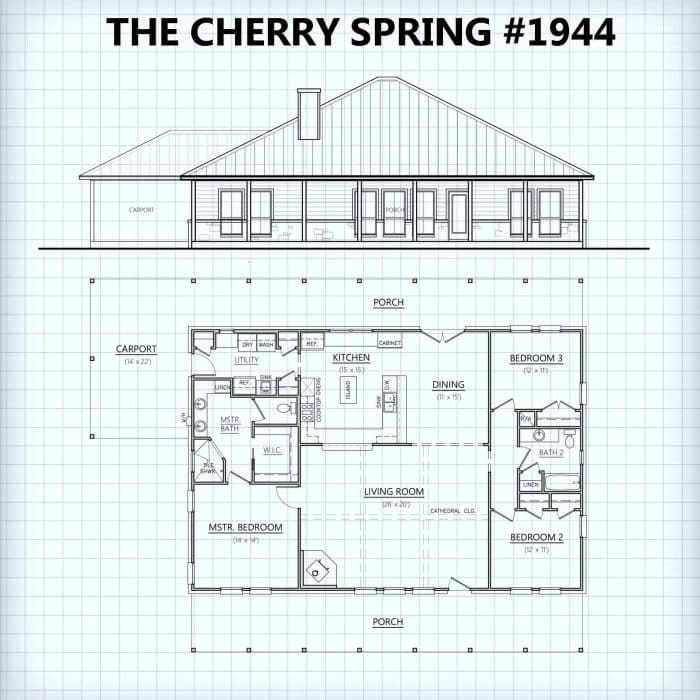 Cherry Spring #1944 floor plan