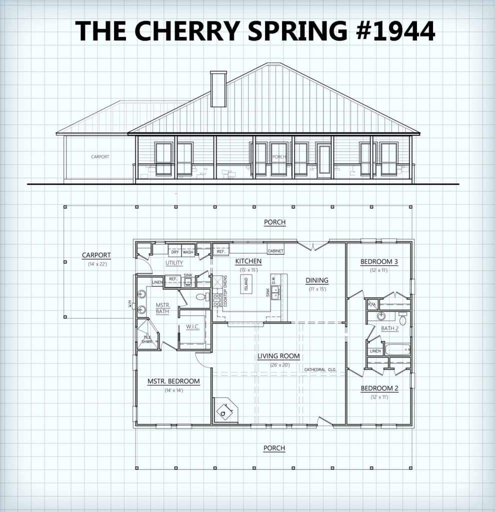 Cherry Spring #1944 floor plan