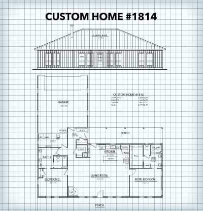 Custom Home #1814 floor plan