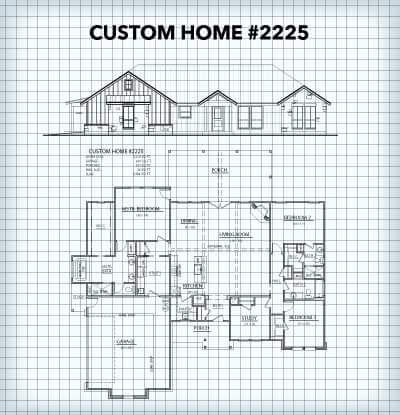 Custom Home #2225 floor plan