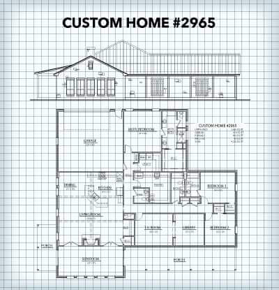 Custom Home #2965 floor plan