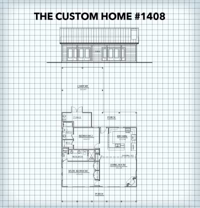 Custom Home #1408 floor plan