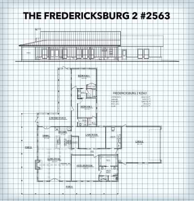 The Fredericksburg 2 #2563 floor plan