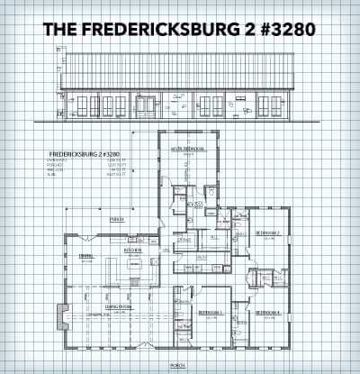 The Fredericksburg 2 #3280 floor plan