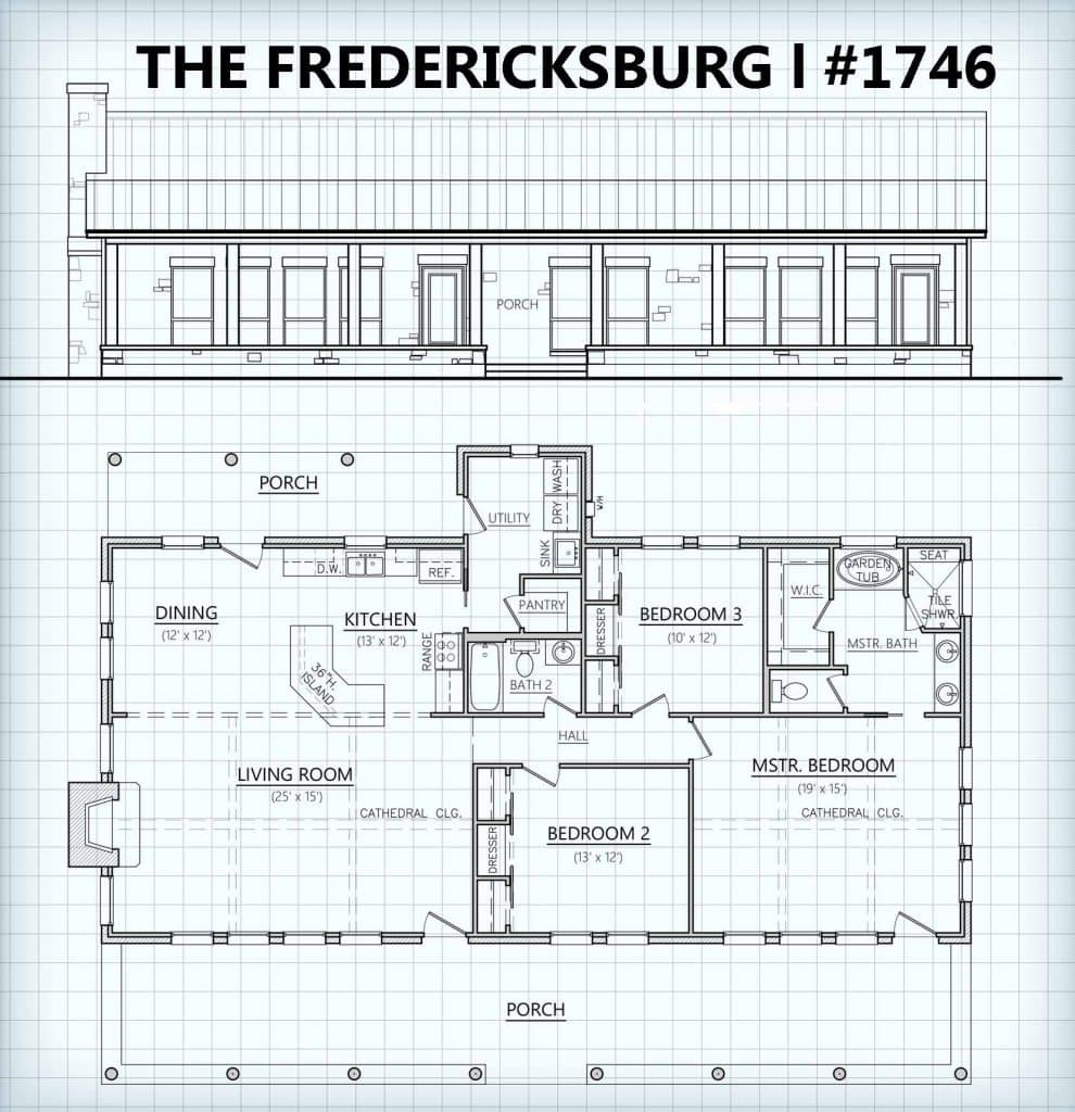 fredericksburg I #1754 floor plan