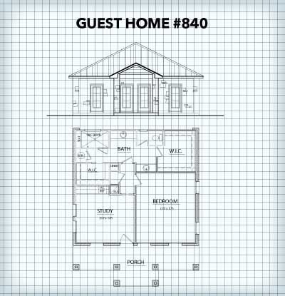 Guest Home #840 floor plan