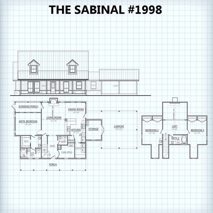 The Sabinal #1998 floor plan