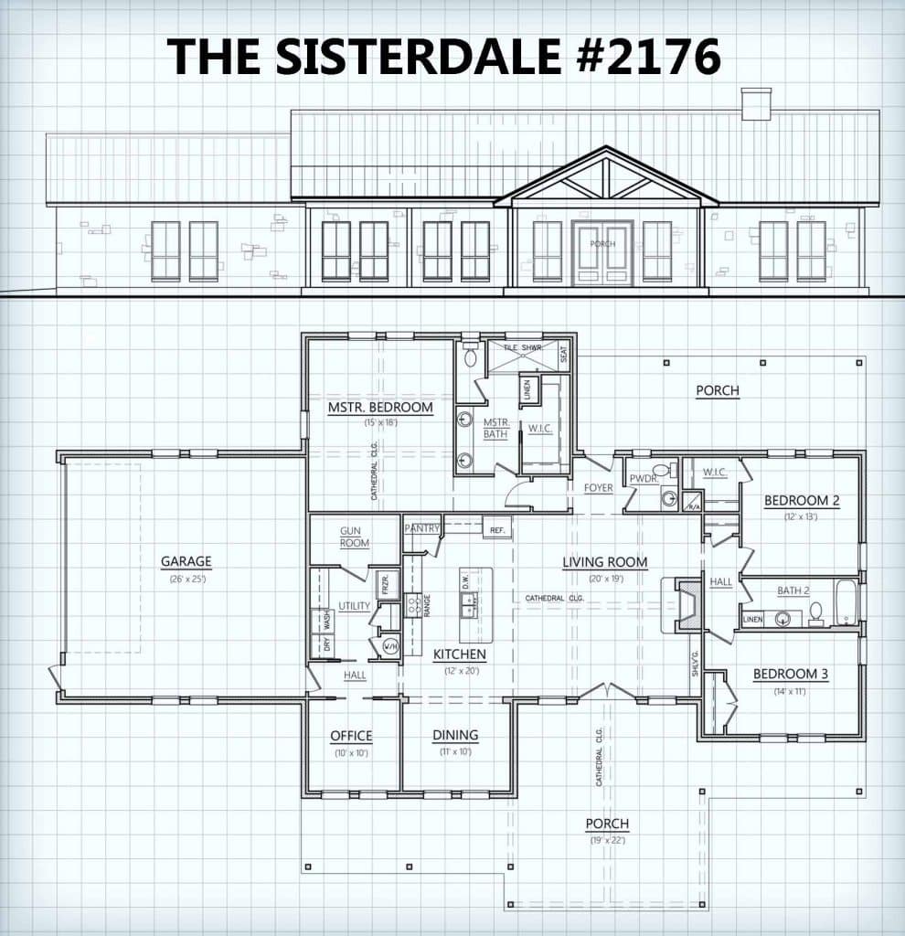 The Sisterdale #2176 floor plan
