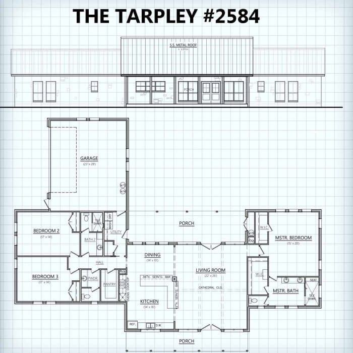 The Tarpley #2584 floor plan