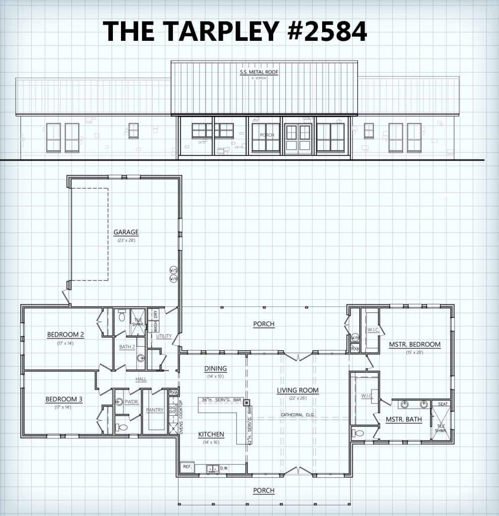 The Tarpley #2584 floor plan