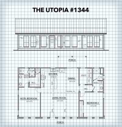 The Utopia #1344 floor plan