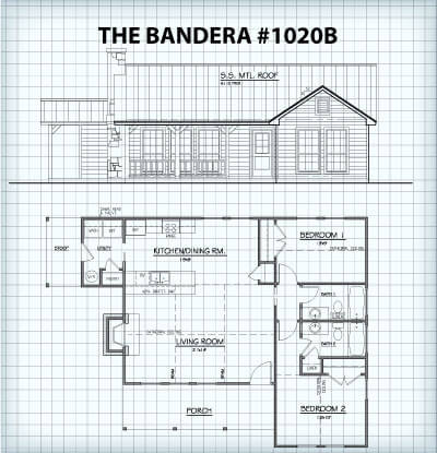 The Bandera #1020B Floor Plan