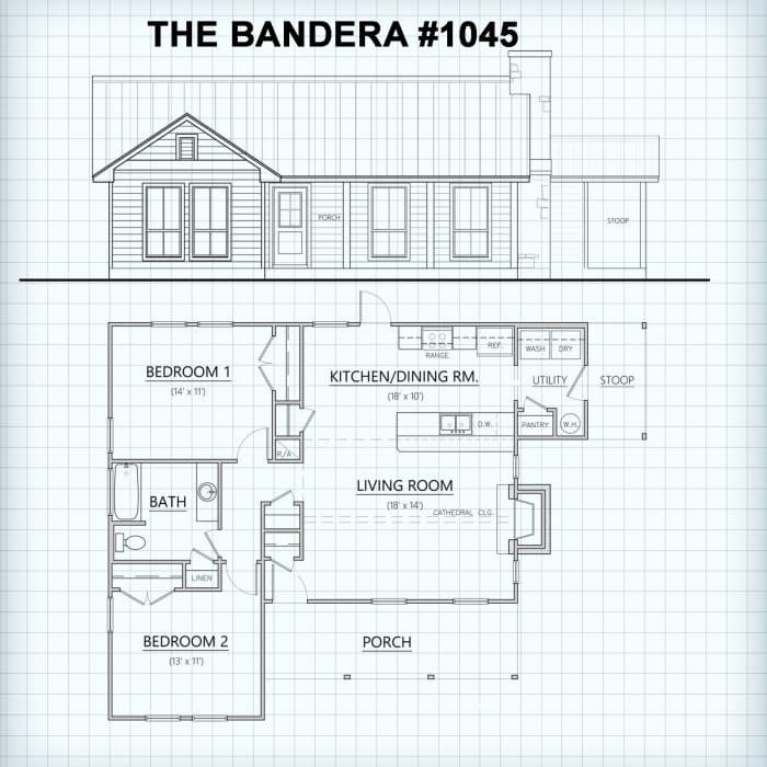 The Bandera #1045 Floor Plan