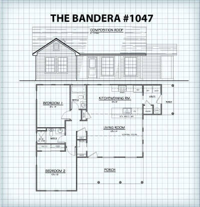 The Bandera #1047 Floor Plan