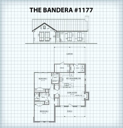 The Bandera #1177 Floor Plan