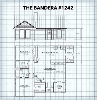 The Bandera #1242 Floor Plan