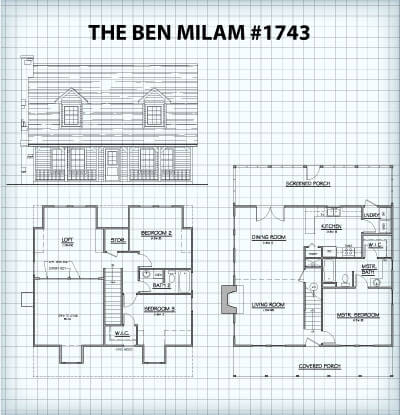 The Ben Milam #1743 Floor Plan