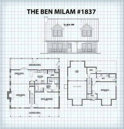 The Ben Milam #1837 Floor Plan