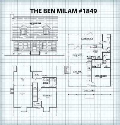 The Ben Milam #1849 Floor Plan