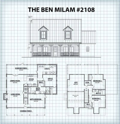 The Ben Milam #2108 Floor Plan
