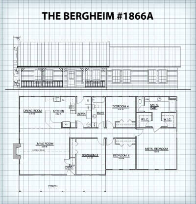 Bergheim #1866A floor plan