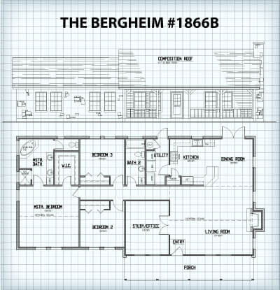 Bergheim #1866B floor plan