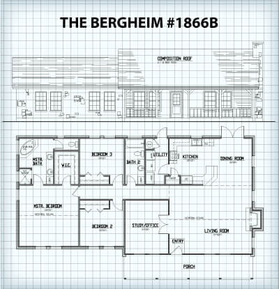 Bergheim #1866B floor plan