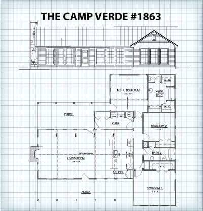 The Camp Verde #1863 floor plan