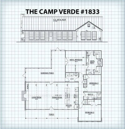 The Camp Verde #1833 floor plan