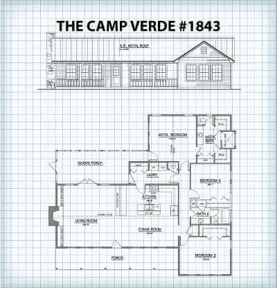 The Camp Verde #1843 floor plan
