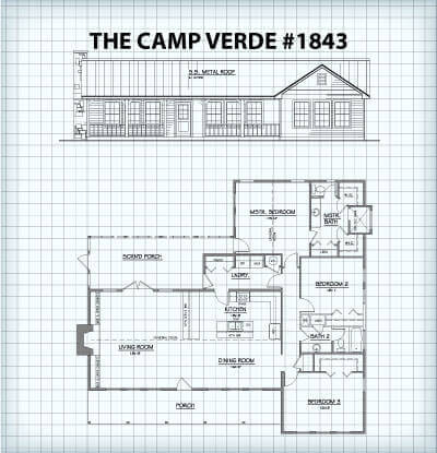 The Camp Verde #1843 floor plan