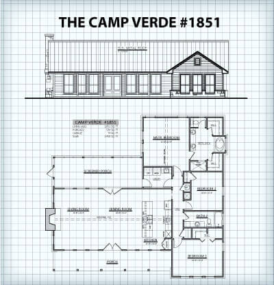 The Camp Verde #1851 floor plan