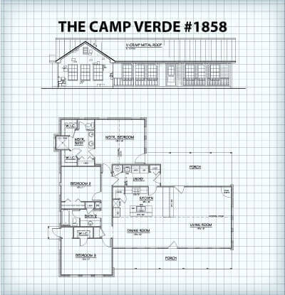 The Camp Verde #1858 floor plan