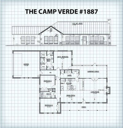 The Camp Verde #1887 floor plan
