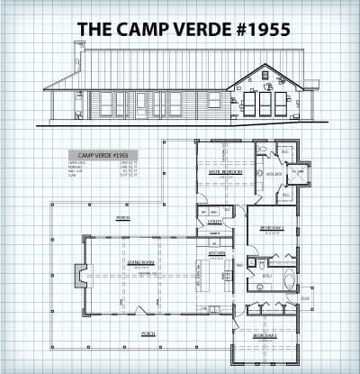 The Camp Verde #1955 floor plan