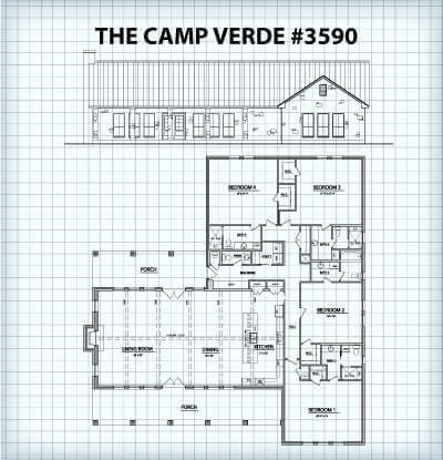 The Camp Verde #3590 floor plan