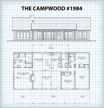 The Campwood #1984 floor plan