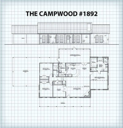 The Campwood #1892 floor plan